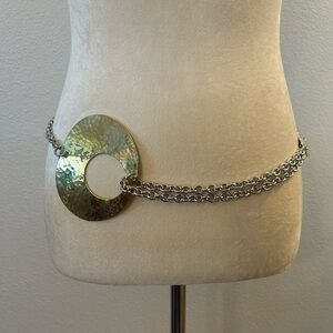 Robert Lee Morris RLM Studio Belt/Brass Necklace